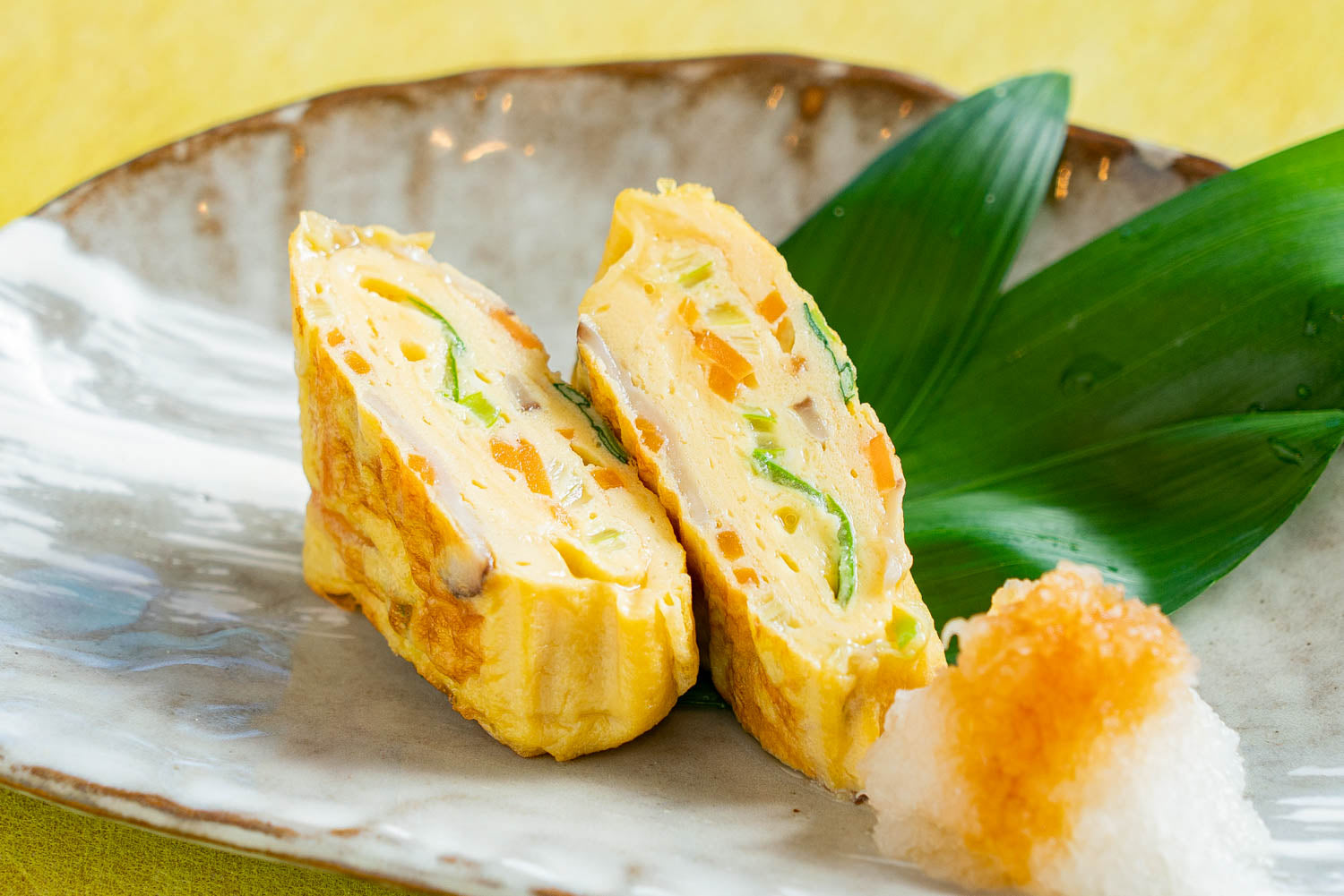 米粉を使った卵焼き
