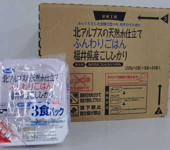 パックごはん(コシヒカリ) 1cs